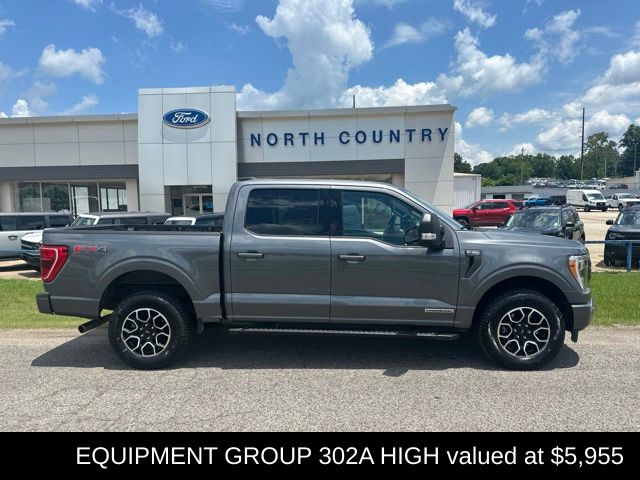 Gray Metallic 2023 Ford F-150 Pickup Truck Four-Wheel Drive Automatic