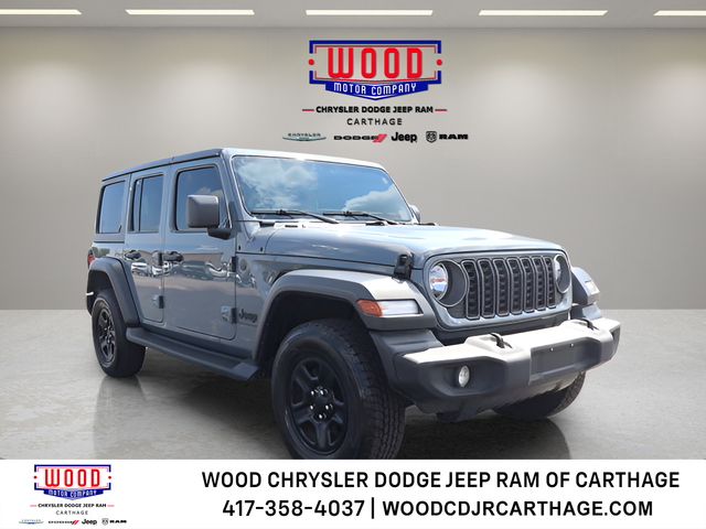 Anvil Clear Coat 2025 Jeep Wrangler SUV / Crossover Four-Wheel Drive 6-Speed Manual
