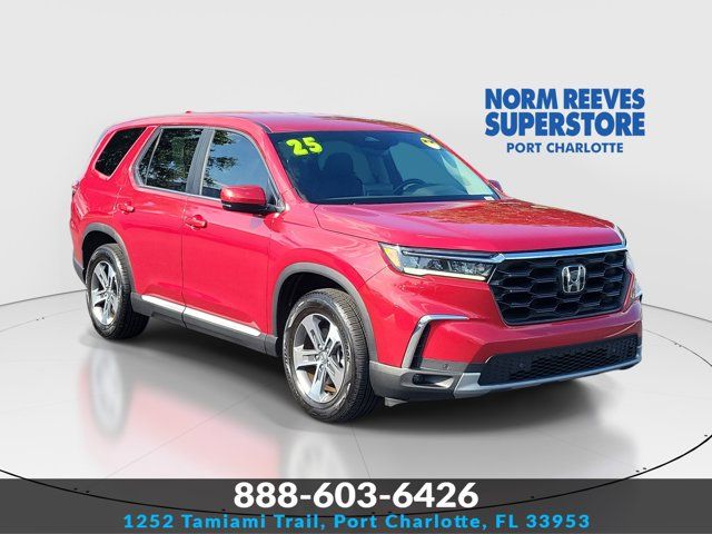 Red 2025 Honda Pilot EX-L FWD SUV / Crossover Front-Wheel Drive Automatic