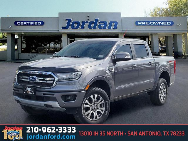 Carbonized Gray Metallic 2023 Ford Ranger Lariat SuperCrew 4WD Pickup Truck Four-Wheel Drive Automatic