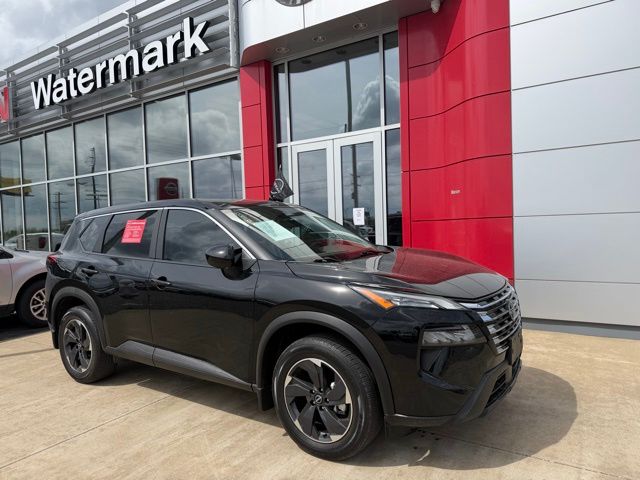 Super Black 2024 Nissan Rogue SV FWD SUV / Crossover Front-Wheel Drive Continuously Variable Transmission