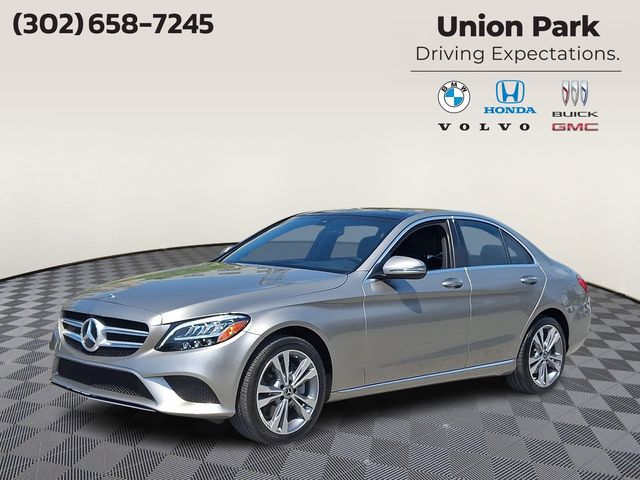 Silver Metallic 2019 Mercedes-Benz C-Class C 300 4MATIC Sedan All-Wheel Drive 9-Speed Automatic