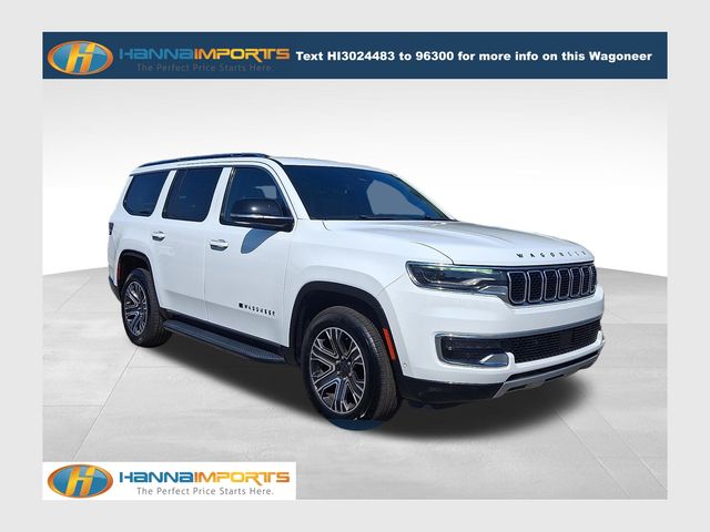 Bright White Clearcoat 2024 Jeep Wagoneer Series II RWD SUV / Crossover 4X2 8-Speed Automatic