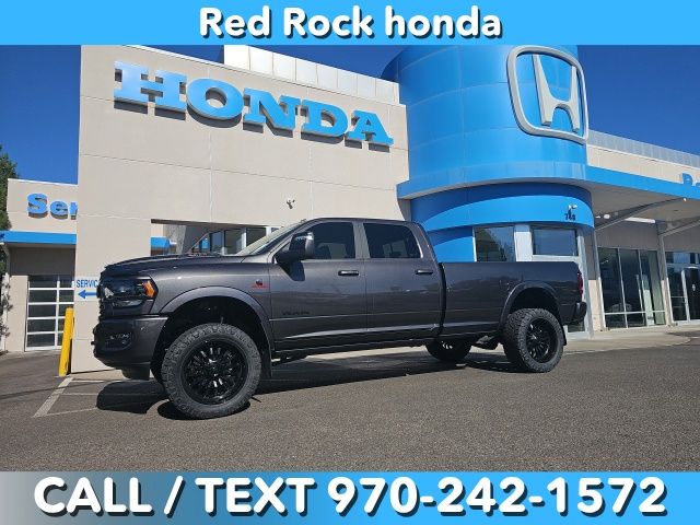 Gray (Granite Crystal Metallic Clearcoat) 2024 RAM 3500 Pickup Truck Four-Wheel Drive 6-Speed Automatic