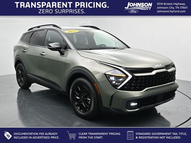 Jungle Green/Ebony Black Roof 2023 Kia Sportage SUV / Crossover All-Wheel Drive 8-Speed Automatic