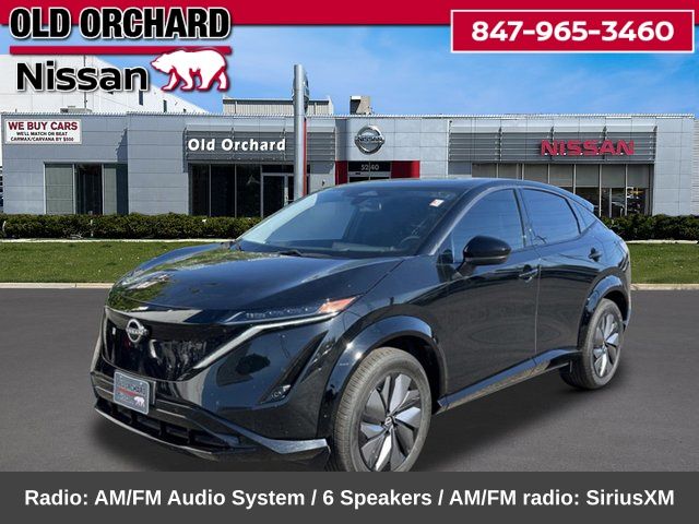 Black Diamond Pearl 2024 Nissan Ariya SUV / Crossover All-Wheel Drive Continuously Variable Transmission