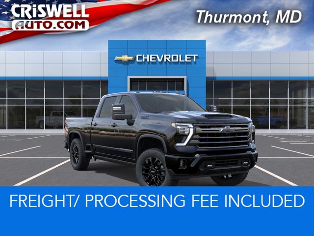 Black 2026 Chevrolet Silverado 2500HD Pickup Truck Four-Wheel Drive Automatic