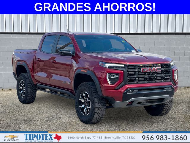 Volcanic Red Tintcoat 2024 GMC Canyon Pickup Truck Four-Wheel Drive 8-Speed Automatic