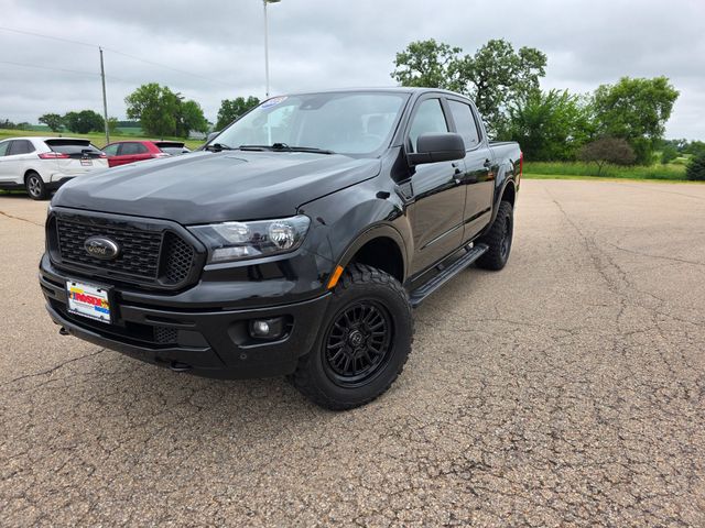 Shadow Black 2023 Ford Ranger XLT SuperCrew 4WD Pickup Truck Four-Wheel Drive Automatic