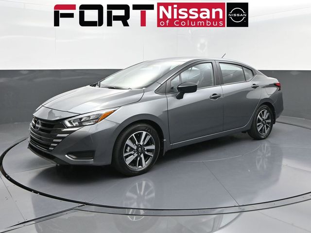 Gray (Gun Metallic) 2025 Nissan Versa S FWD Sedan Front-Wheel Drive Continuously Variable Transmission