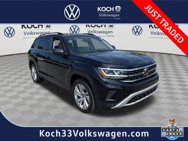 Deep Black 2023 Volkswagen Atlas SUV / Crossover All-Wheel Drive 8-Speed Automatic