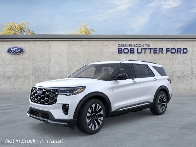 White Metallic 2026 Ford Explorer SUV / Crossover All-Wheel Drive Automatic