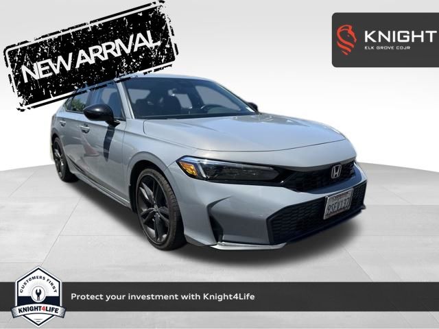 Urban Gray Pearl 2025 Honda Civic Sedan 6-Speed Manual