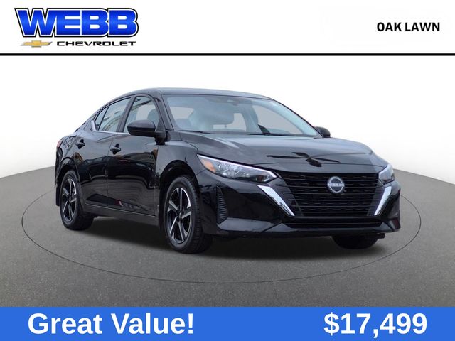 Super Black 2025 Nissan Sentra Sedan Front-Wheel Drive Continuously Variable Transmission