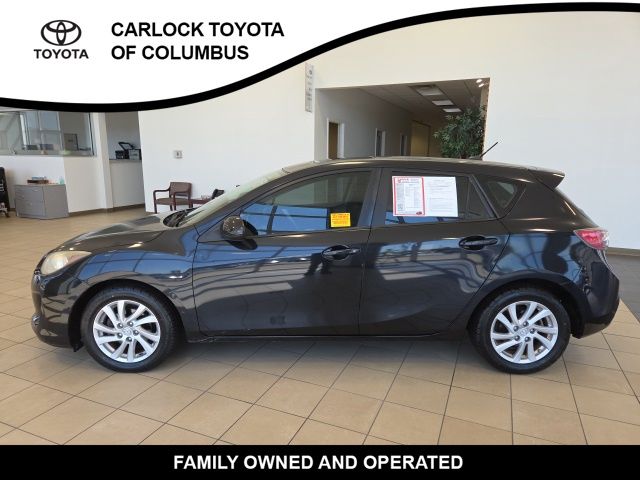Black Mica 2012 Mazda MAZDA3 Hatchback Front-Wheel Drive 6-Speed Automatic