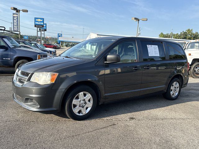 Black (Dark Charcoal Pearlcoat) 2012 Dodge Grand Caravan Minivan Front-Wheel Drive 6-Speed Automatic