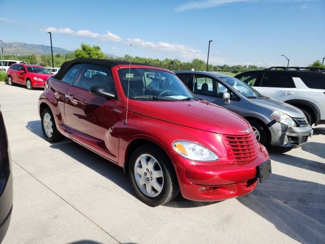 Red 2005 Chrysler PT Cruiser Touring Convertible FWD Convertible Front-Wheel Drive 4-Speed Automatic