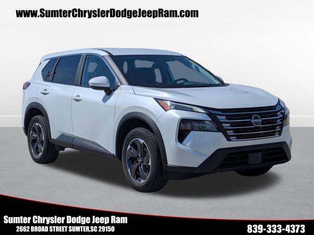 Everest White Pearl 2024 Nissan Rogue SV FWD SUV / Crossover Front-Wheel Drive Continuously Variable Transmission