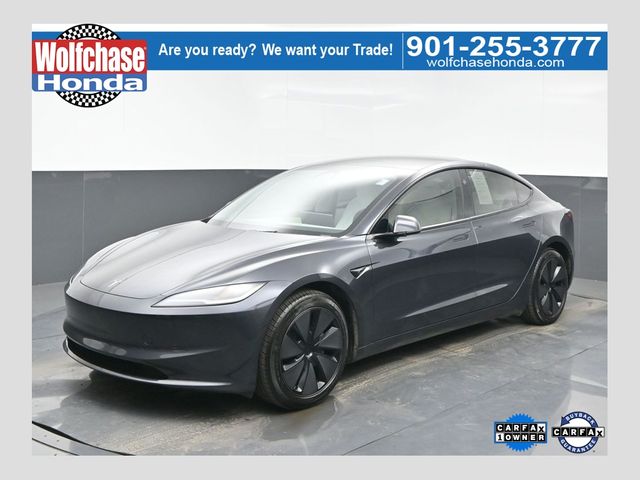 Stealth Gray 2025 Tesla Model 3 Long Range AWD Sedan All-Wheel Drive 1-Speed Automatic