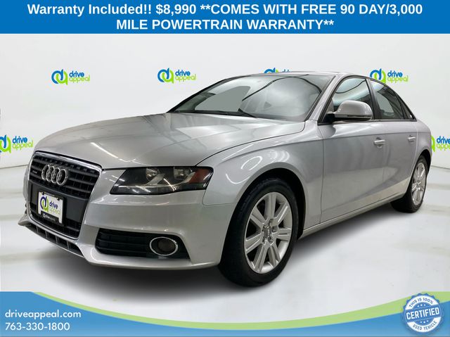 Ice Silver Metallic 2009 Audi A4 Sedan  6-Speed Automatic