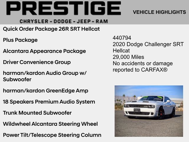 2020 Dodge Challenger SRT Hellcat 2