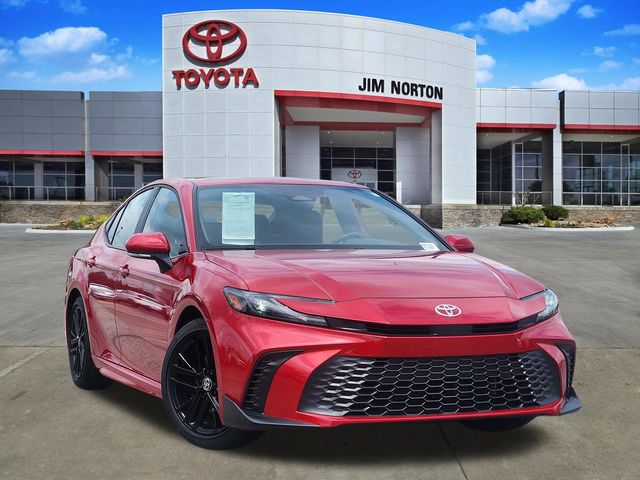 Supersonic Red 2025 Toyota Camry Sedan Front-Wheel Drive Continuously Variable Transmission