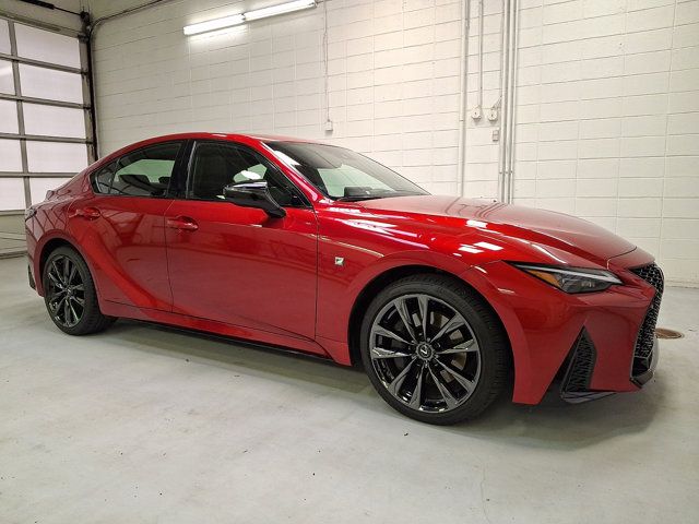 Infra Red 2025 Lexus IS 350 F Sport 3 AWD Sedan 6-Speed Automatic