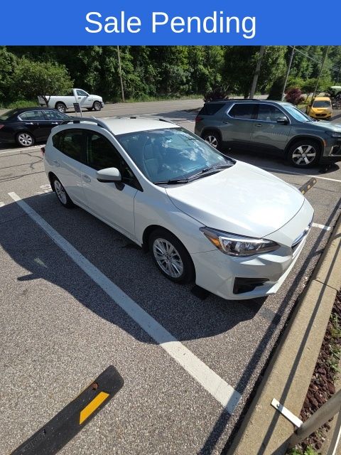 2018 Subaru Impreza 2.0i Premium White at Rafferty Subaru