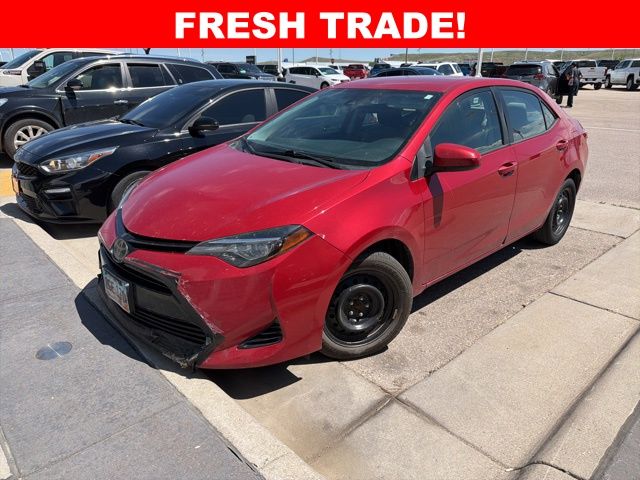 Red 2018 Toyota Corolla L Sedan Front-Wheel Drive Continuously Variable Transmission