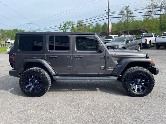 2018 Jeep Wrangler Unlimited Sahara - Granite Crystal Metallic Clearcoat exterior view 8