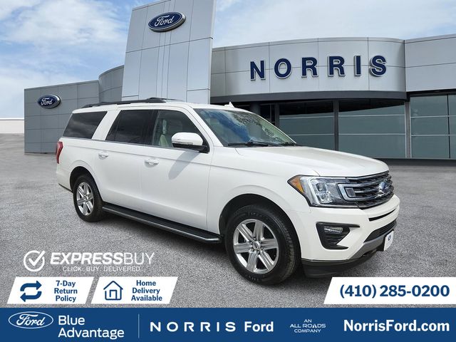 White Metallic 2020 Ford Expedition MAX XLT 4WD SUV / Crossover Four-Wheel Drive Automatic