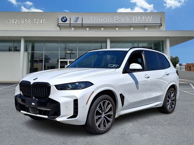 White Metallic 2024 BMW X5 SUV / Crossover All-Wheel Drive 8-Speed Automatic
