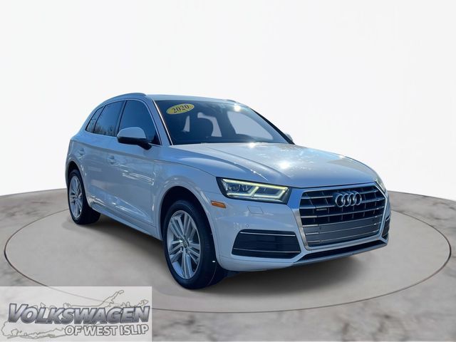 Glacier White 2020 Audi Q5 quattro Premium Plus 45 TFSI SUV / Crossover All-Wheel Drive 7-Speed Automatic