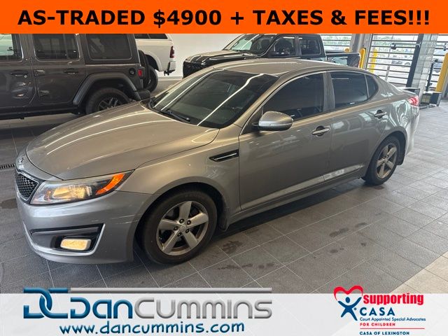 Titanium Silver 2015 Kia Optima LX Sedan Front-Wheel Drive 6-Speed Automatic