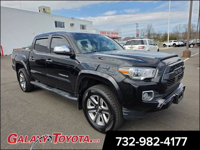 Black 2017 Toyota Tacoma Limited V6 Double Cab 4WD Pickup Truck Four-Wheel Drive 6-Speed Automatic