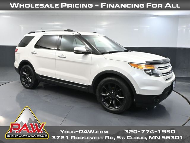 White Platinum Metallic Tri-Coat 2012 Ford Explorer Limited 4WD SUV / Crossover All-Wheel Drive 6-Speed Automatic