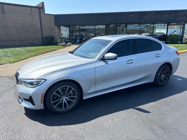 Glacier Silver Metallic 2019 BMW 3 Series Sedan All-Wheel Drive 8-Speed Automatic