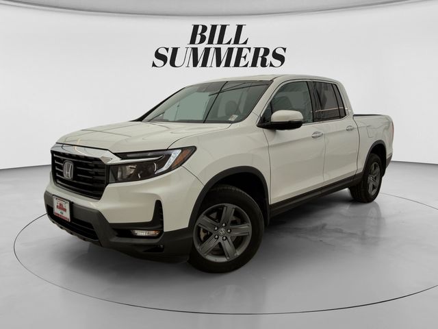 White 2023 Honda Ridgeline RTL-E AWD Pickup Truck All-Wheel Drive 9-Speed Automatic