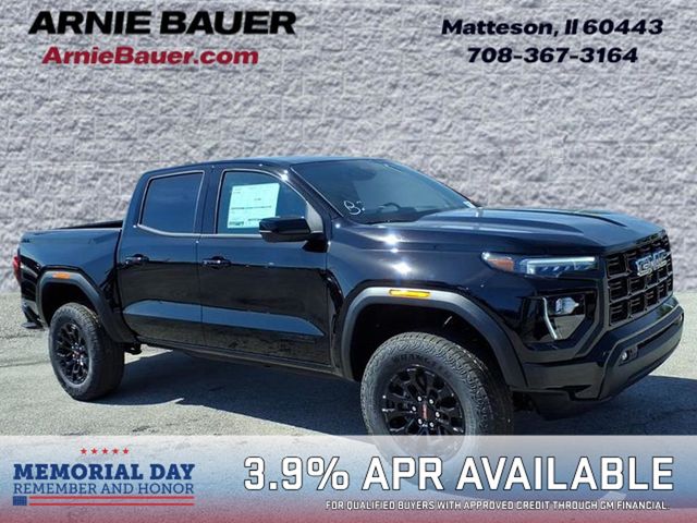 Onyx Black 2026 GMC Canyon Elevation Crew Cab 4WD Pickup Truck Four-Wheel Drive 8-Speed Automatic