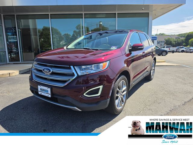 Red (Burgundy) 2017 Ford Edge SUV / Crossover All-Wheel Drive 6-Speed Automatic