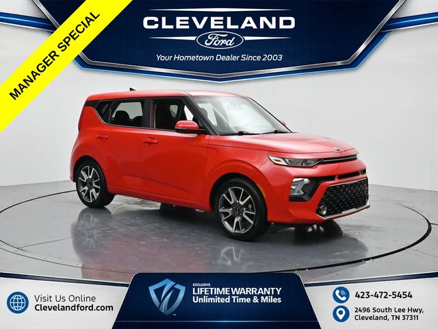 Inferno Red 2021 Kia Soul SUV / Crossover Front-Wheel Drive Continuously Variable Transmission