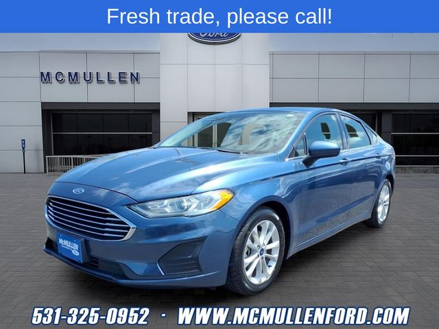 Blue Metallic 2019 Ford Fusion SE Sedan Front-Wheel Drive 6-Speed Automatic