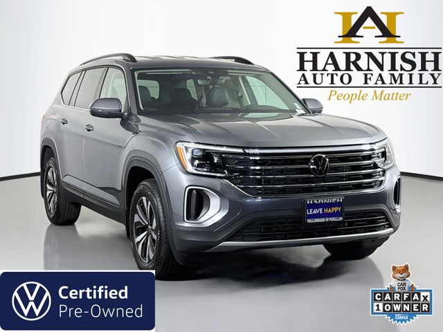 Platinum Gray Metallic 2025 Volkswagen Atlas SUV / Crossover All-Wheel Drive 8-Speed Automatic