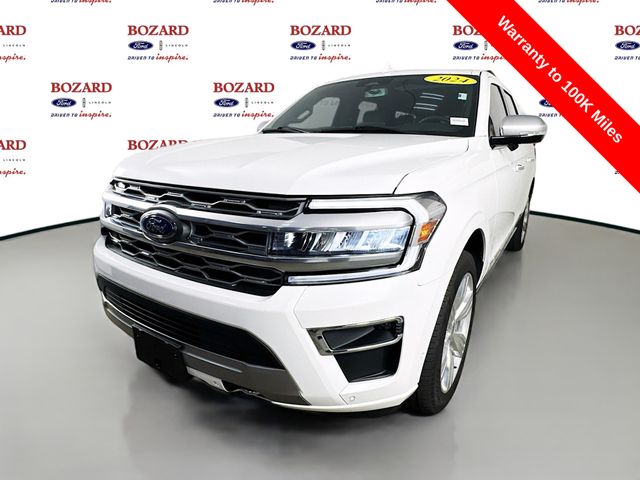 2024 White Metallic Ford Expedition Max Platinum 4X4 SUV