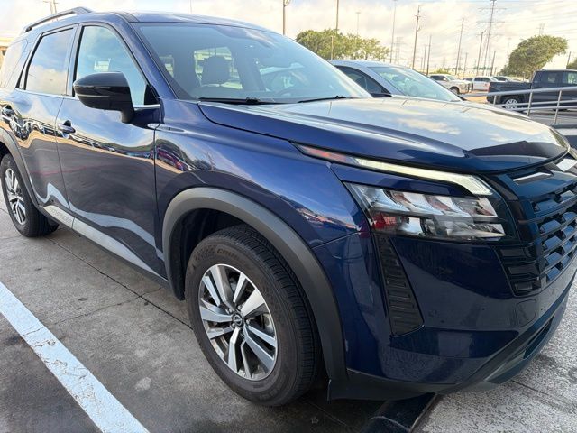 2026 Nissan Pathfinder SL Blue at Central Houston Nissan