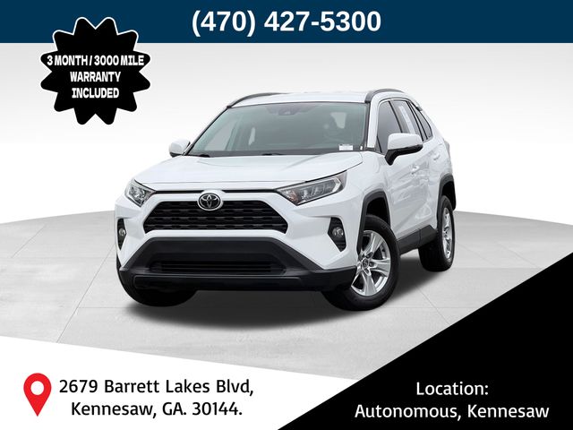 Super White 2020 Toyota RAV4 XLE FWD SUV / Crossover Front-Wheel Drive 8-Speed Automatic