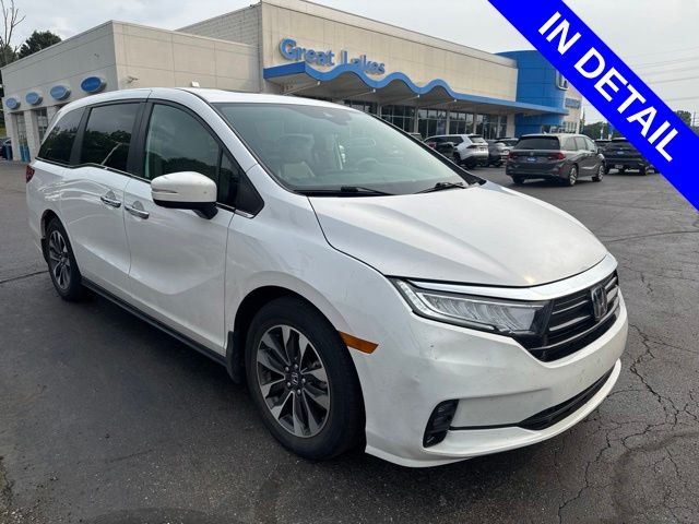 Platinum White Pearl 2023 Honda Odyssey Minivan Front-Wheel Drive Automatic