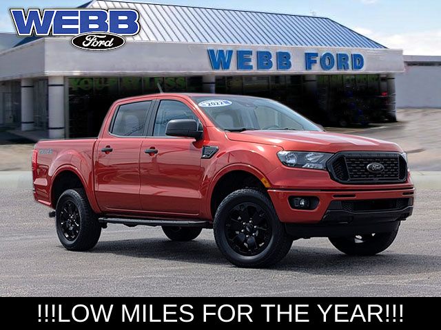 Hot Pepper Red Metallic Tinted Clearcoat 2022 Ford Ranger Pickup Truck Four-Wheel Drive Automatic