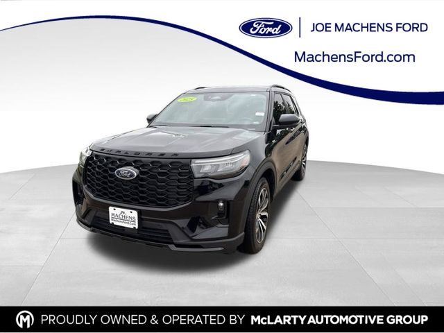 Black Metallic 2025 Ford Explorer SUV / Crossover All-Wheel Drive Automatic