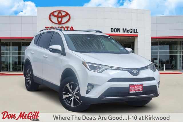 2018 Toyota RAV4 XLE White at Durrett Motor Company